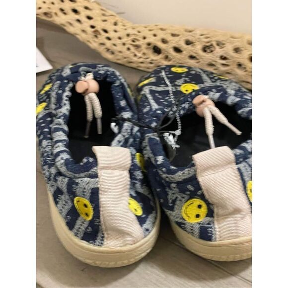 New New Urban Outfitters Patchwork Hardsole Slipper Size L - Picture 8 of 8